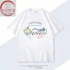 2025 Nueva Camiseta de Manga Corta Jiyikawa Xiaoba Usachi Verano Algodón Ropa para Pareja Joven