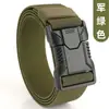 Cinturón de Lona Elástico Nuevo para Hombre Casual Hebilla Cinturón para Pantalón Herramientas Automáticas para Exteriores Nylon Entrenamiento Militar Táctico
