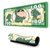 Crayon Shin-Chan Alfombrilla de Ratón Extra Grande Borde Bloqueado Billete Alfombrilla para Teclado Dibujos Animados Lindo Alfombrilla de Escritorio Alfombrilla de Ratón Anime