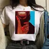 Serie Europea y Americana 2023 Nueva Moda Niñas Africanas Estampado Sencillo Camiseta de Cuello Redondo para Hombres y Mujeres Europeos y Americanos
