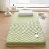 Colchón de Piso de Algodón Burbuja y Fibra de Soja para Dormitorios Estudiantiles, Colchón Compuesto de Cuatro Capas, Suave y Antideslizante, Personalizable