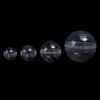 Fábrica personalizada 75mm brinquedo ovo torcido transparente cor casca ovo torcido máquina de ovo torcido casca bola pp plástico personalizado