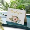 Exquisita Tarjeta Impresa a Color Europeo Pequeña Tarjeta de Agradecimiento Fresca Acompañamiento de Regalo para Florería Todo tipo de Vino Yan Tarjeta de Invitación Tarjeta de Felicitación