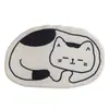 Lavable a Máquina Baño Absorbente Pareja Individual Puerta de Baño Mascota Imitación Cachemira Suave Alfombrilla de Piso Antideslizante y que No Suelta Pelusa