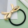 Accesorios para el cabello de aleación simple de lazo de gran venta que combinan con todo, elegantes tocados, accesorios para cola de caballo, cuerda para el cabello de alta elasticidad