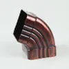 Tubería de Lluvia de Aleación de Aluminio para Villa Bajante Cuadrado Tubería de Drenaje Exterior Color Techo Solar Metal de Aluminio Tubería de Alcantarilla para Pared Exterior