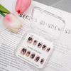 Unhas Portáteis com Efeito Cat-Eye Vitrificado, Estilos Longo e Curto, Realçam a Pele, Sensação de Alto Padrão, Peças de Unha Postiça Reutilizáveis, Estilo de Luxo Leve