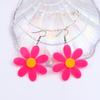 Los Pendientes de Girasol Más Calientes de Amazon Pendientes Acrílicos de Empalme Exagerado para Niña Pendientes de Estilo Europeo y Americano Pendientes para Mujer