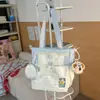Mochila Escolar para Mujer Estilo Universitario Nuevo Estilo Japonés Fresco Dibujos Animados Lunares Mochila Estudiante de Secundaria Ligera Mochila de Viaje