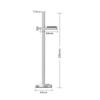 Soporte Vertical para Tarjeta Gráfica Teucer Vc-1 de Aleación de Aluminio Soporte Vertical para GPU Soporte Compañero Vertical para Tarjeta Gráfica