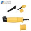 Destornillador eléctrico de esquina con cabezal de lote, herramienta de giro de alto torque, mango hexagonal, taladro eléctrico, giro en ángulo recto de 90 grados, lote