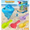 Set de Juguetes de Playa para Niños, Cuatrimoto, Juguetes para Cavar Arena y Agua, Cubeta de Playa, Pala de Reloj de Arena, Herramientas para Jugar con la Arena de Playa
