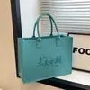 Bolsa de Fieltro para Compras, Gran Capacidad, Logo Personalizable, Ecológica, Bolso Conveniente, Perfecto como Regalo para Tiendas de la Industria de la Belleza