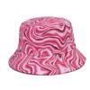 Sombrero de Pescador de Doble Cara para Mujer al por Mayor Sombrero con Protección Solar Tie-Dye Sombrero de Viaje Copa Redonda Protección UV Versátil