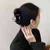 Nicho Líquido Irregular Linha Metal Grampo de Cabelo Traseiro Feminino Clipe de Cabeça Médio Clipe de Tubarão Avançado Internet Vermelho Grampo de Cabelo