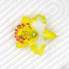 Pasador de Flor Artificial Transfronterizo Pasador de Orquídea Pinza de una Pieza Novia Dama de Honor Flor para el Cabello Accesorios para el Cabello de Vacaciones en la Playa