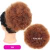 Venta al por mayor de fábrica Europeo y Americano Africano rollo corto explosivo moño con cordón cola de caballo para dama extensión de cabello peluca