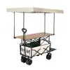 Carrito de puesto famoso en Internet para uso comercial, especializado para vendedores ambulantes, con una mesa plegable de altura ajustable, adecuado para vender salchichas, móvil para acampar al aire libre, multifuncional