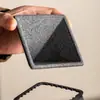 Peneira de Chá Quadrada Sem Furos, Gadget Filtro de Chá, Infusor de Folhas de Chá, Filtro de Água para Chá, Suporte de Separação Integrado, Conjunto de Chá