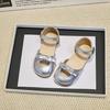 Sandalias de Nicho Estilo Princesa para Niñas Baotou 2025 Verano Nuevo Zapatos de Cuero para Niña Sandalias de Suela Blanda para Niños