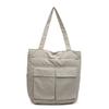 Bolsa de mano de nuevo estilo simple para comercio exterior, bolsa de hombro casual versátil estilo coreano Ins, gran capacidad, para estudiante de preparatoria, bolsa de maquillaje