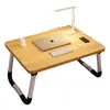 Mesa de computador para quarto, portátil e dobrável, adequada para uso na cama, mesa para laptop, mesa de centro simples para bay window