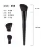 Producto popular transfronterizo: Brocha de Contorno en Forma de Cuerno, Cerdas Suaves Que No Absorben Producto, Herramienta de Belleza Angulada, Brocha de Maquillaje