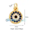 L55 nuevo popular europeo y americano Ojo de Diablo amuleto de la suerte ojo circón joyería creativa DIY