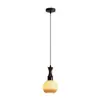 Lámpara colgante creativa de estilo medieval retro para mesita de noche de dormitorio, lámpara colgante de estilo simple color crema para mesa de comedor de bar de comedor