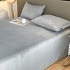 Cor Sólida Veludo Leite Lençóis de Cama Peça Única Inverno Espessos Flanela Lençóis de Cama Nantong Veludo Coral Lençóis de Cama Conjunto de Três Peças Forrado com Lã