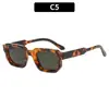 Gafas de Sol Retro Europeas y Americanas de Montura Pequeña Cuadrada Moda Simple de Gama Alta Tendencia Gafas para Mujer Personalizadas de Celebridad de Internet