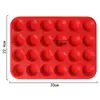 Más de 24 incluso Molde de silicona para pastel de taza silicona de grado alimenticio resistente a altas temperaturas fácil desmoldeo decoración horneado