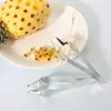 Clipe de Abacaxi em Aço Inoxidável, Removedor de Miolo de Abacaxi, Removedor de Olhos de Frutas Doméstico, Faca de Abacaxi, Ferramenta Perfuradora