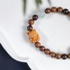 Yiming Xianyuan Sándalo Zorro de Nueve Colas Fénix Nueve Palo de Rosa 0.8*18 Pulsera Estilo Pareja