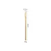 Cuchara de mango largo Acero inoxidable 304 Cuchara para remover Mango redondo sólido Cuchara para café Cuchara para miel Acabado arenado Estilo japonés Cuchara de bar