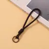 Cordão para Celular Tira de Pulso Cordão de Nylon Trançado Acessório para Bolsa Chaveiro com Anel de Metal Antiperda Cadeia de Cordão