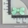 Estuche para Teléfono Móvil de Pajarita Caja de Almacenamiento de Accesorios Material Brillante de Pajarita DIY Accesorios de Resina Material de Parche de Pegamento de Crema