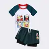 Liquidação Traje de Banho Clássico Ultraman Infantil para Meninos, Novo Estilo para Crianças Maiores, Maiô Boxer Peça Única para Férias na Praia Atacado
