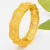 Oriente Médio Dubai pulseira de liga de cobre transfronteiriça venda quente pulseiras de areia dourada para mulheres fábrica de origem em estoque lote