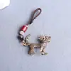 Chaveiro Pingente Acessório Dragão de Latão Nove Filhos Yaixi Taotie Decoração de Mesa Chaveiro de Carro Presente