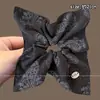 Scrunchie com vibe feminina, elástico de cabelo coreano fofo, acessório de cabelo estilo preguiçoso oversized, faixa de cabelo para coque