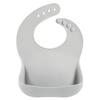 Babador de silicone para alimentação infantil, toalha de baba, à prova d'água, descartável, para alimentação complementar, anti-sujeira, super macio