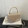 Bolsa de Mão Quadrada Pequena de Moda Nicho Estilo Coreano para Mulheres 2026 Novo Modelo Bolsa de Ombro Artística da Moda Bolsa Transversal Estilosa
