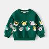 Suéter de primavera con estampado de tigre para niños, jersey de manga larga para niños, jersey de algodón informal para viajes, suéter para niños