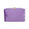 Bolsa de Maquillaje Octagonal de Tela de Felpa Multicolor, Bolso de Mano de Terciopelo Portátil para Salidas, Bolsa Sencilla para Guardar Artículos de Tocador