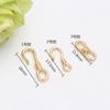 Retenção de cor de ouro 14K 8 palavras gancho fecho diy colar artesanal pulseira conexão de fechamento fivela acessórios de material de joalheria