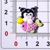 Peixe Yuanbao Fofo Melodia Desenho Animado Criativo Cola de Creme Acessórios de Resina DIY Acessórios de Cabelo Presilhas de Cabelo Adesivos de Geladeira