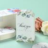 Cartões de Agradecimento Tags de Natal para Pendurar Agradecimento Floral Transfronteiriço Tags de Agradecimento Etiquetas Decoração de Presente Cartões de Cumprimentos