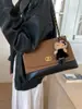 Bolso Acolchado Estilo Tweed con Cadena para Mujer 2025 Nuevo Bolso de Hombro Cruzado Retro de Piel Nobuck Gran Capacidad Bolso de Axila