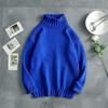 Suéter de inverno para casal estilo Hong Kong casual solto gola alta masculino suéter interno casual estudante suéter estilo Hong Kong